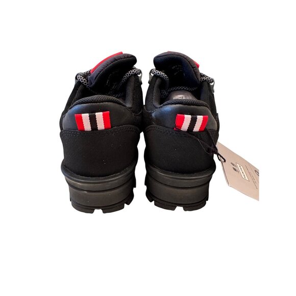 Hunter Explorer Leather Size 6 EU 37 Sneaker Black Lace Up NWOB Boots $138 - Picture 2 of 12